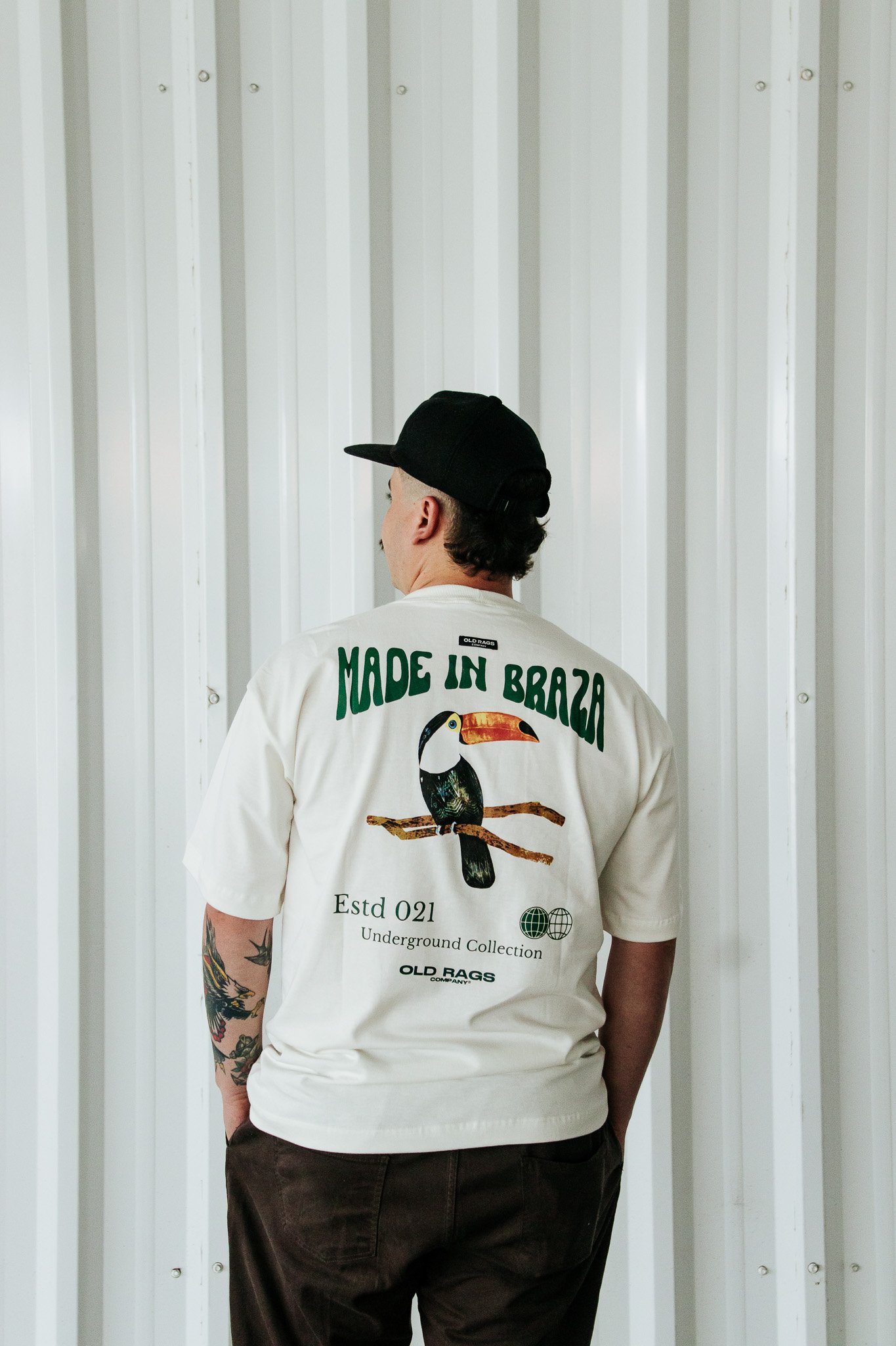 Camiseta Brazuca Masculina Off White